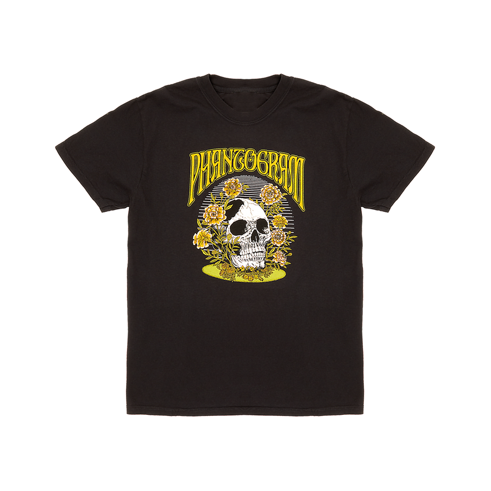 Skull & Marigold T-Shirt Front