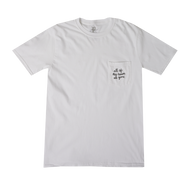 White Pocket Heroes T-Shirt - Front
