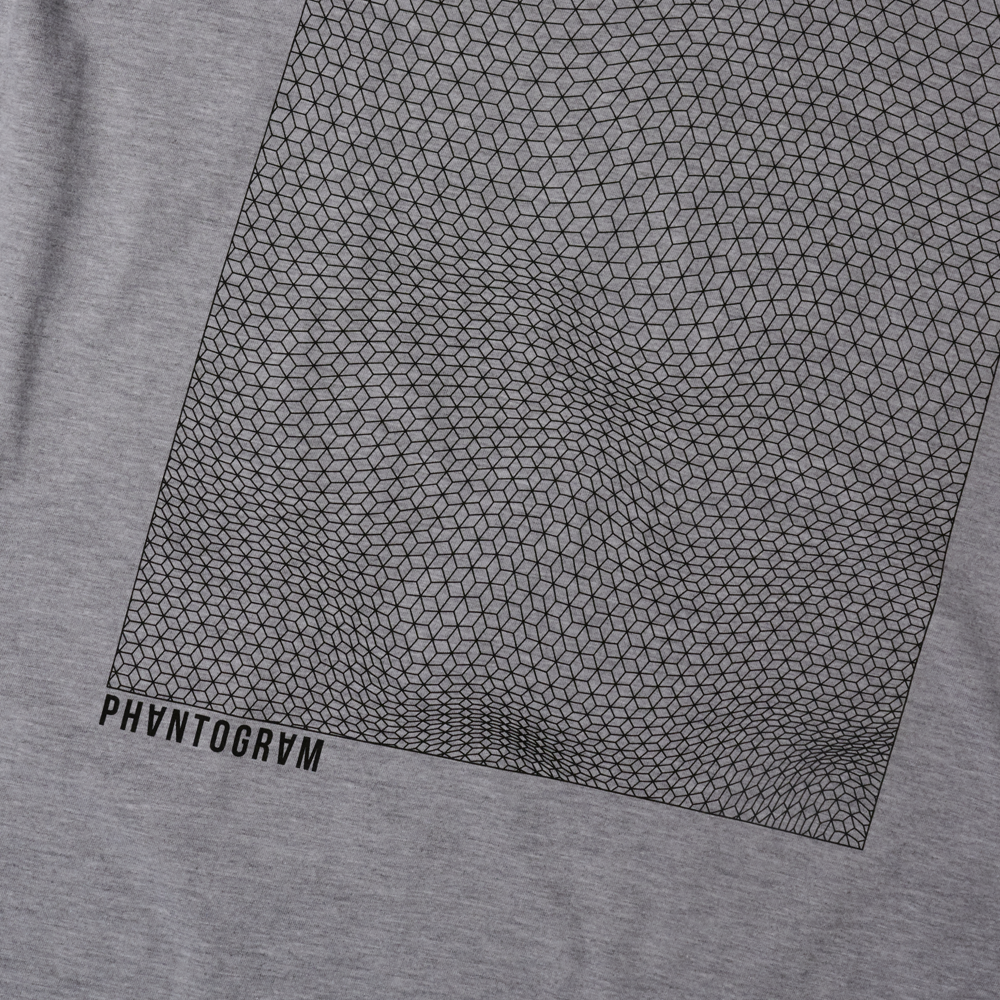 Grey Pattern Square T-Shirt - Detail