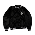 Black Bomber Jacket - Front