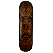 Orange Totem Skate Deck - Bottom