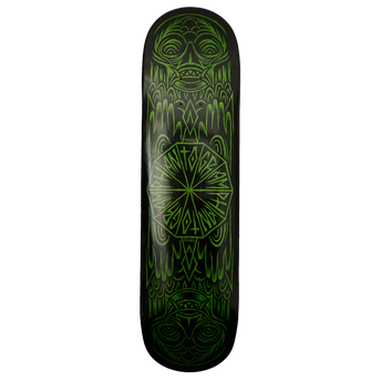 Green Totem Skate Deck- Bottom