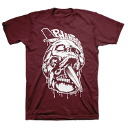 DIR Maroon Skull T-Shirt